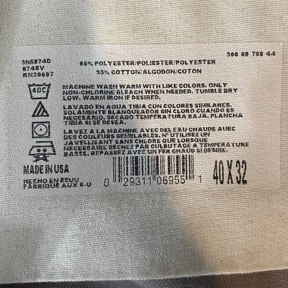 Dickies Mens Pants 40x32 Straight Leg Khaki Work Cotton/Polyester Blend - Picture 4 of 4